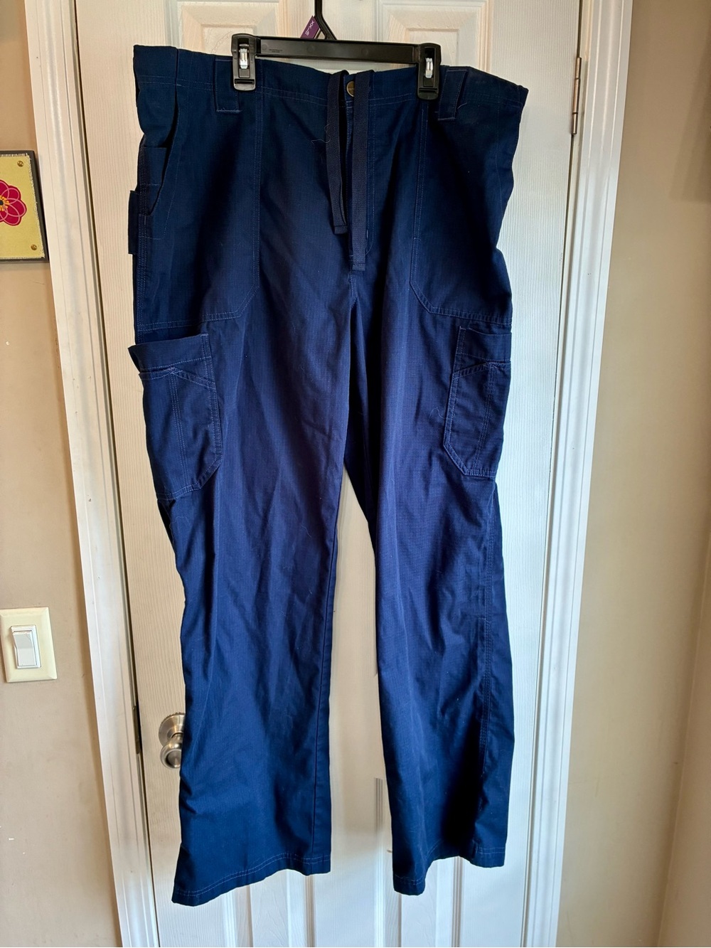 Carhartt Navy Blue Cargo Work Pants